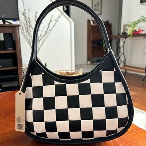 Ergo Bag In Checkerboard Upcrafted Leather
